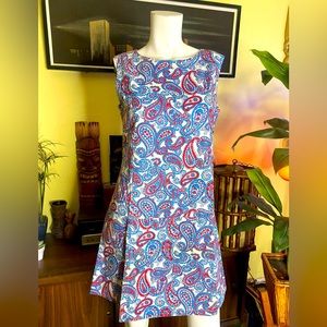 ViNtaGe paisley 60’s scooter girl MOD jumper romper dress Retro hippie Brady HM